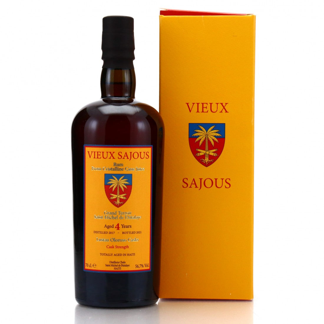 Vieux Sajous 4 Year Old Lustau Oloroso Cask Rum | 700ML at CaskCartel.com