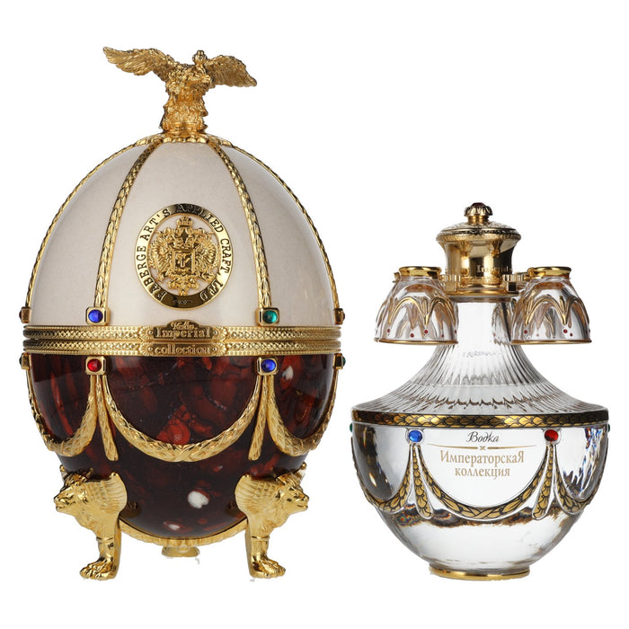 Imperial Collection Faberge Ei Weiss-Rubin Vodka | 700ML