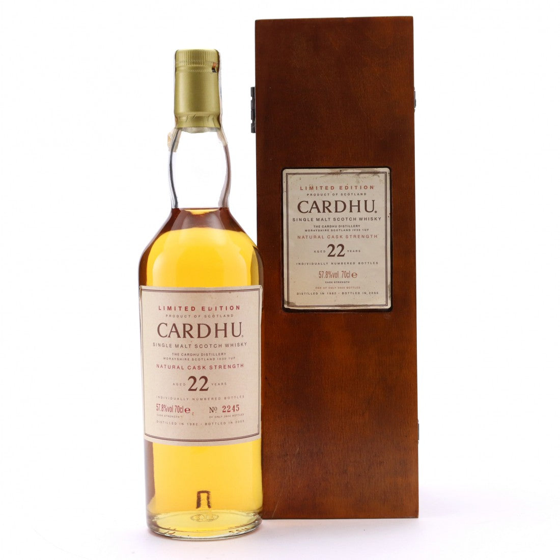 Cardhu 22 Year Old (D.1982, B.2005) Cask Strength Scotch Whisky | 700ML at CaskCartel.com