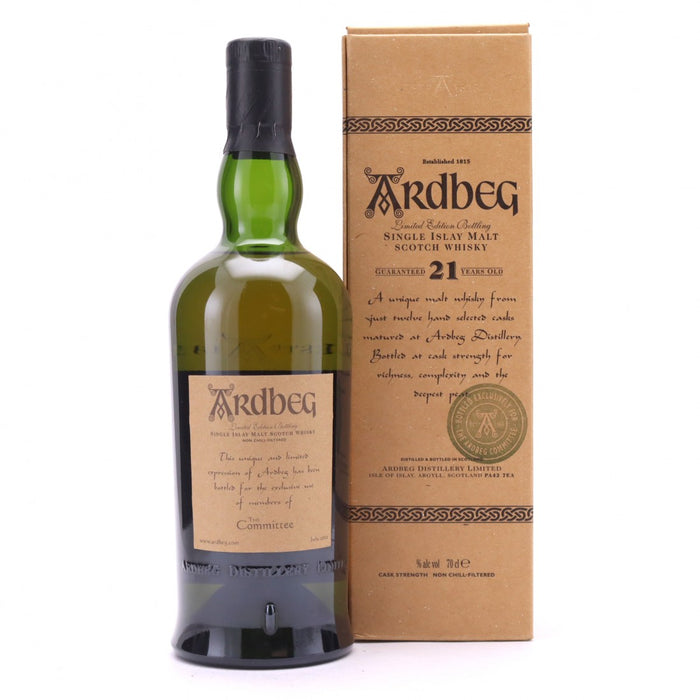 Ardbeg 21 Year Old (Bottled 2001) Committee Bottling Scotch Whisky | 700ML