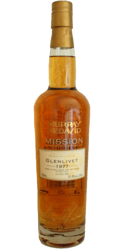 Glenlivet 1977, 30 Year Old Murray McDavid Scotch Whisky | 700ML