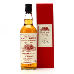 Hazelburn 16 Year Old Christmas 2018 "Fresh Bourbon" Scotch Whisky | 700ML at CaskCartel.com