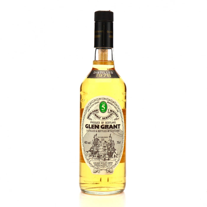 Glen Grant 1978, 5 Year Old, Seagram Italia Import Scotch Whisky
