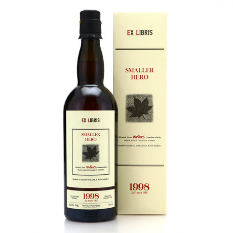 J.P. Wiser’s 22 Year Old (Distilled 1998) Smaller Hero, Ex Libris Whisky | 700ML at CaskCartel.com