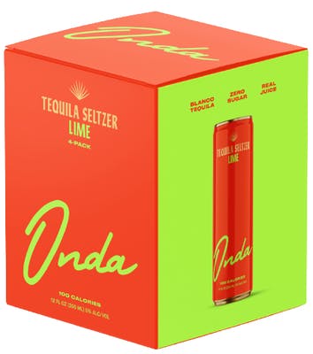 Onda Sparkling Tequila Lime Cocktail | 4*355ML at CaskCartel.com