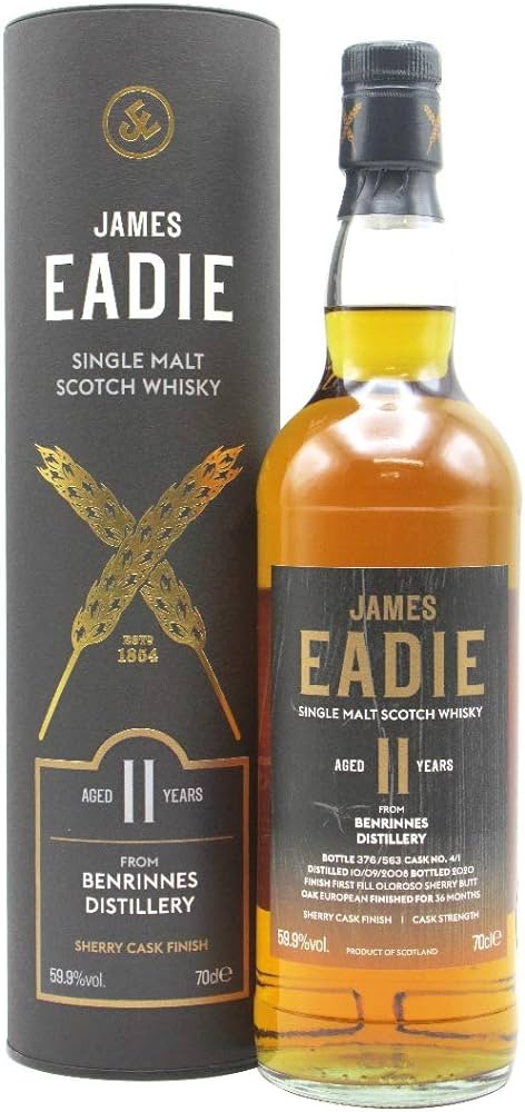 Benrinnes James Eadie Oloroso Sherry Cask Finish Single Malt 2008 11 Year Old Whisky | 700ML