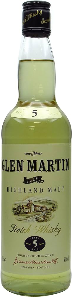 Undisclosed Highlands Glen Martin Pure Highland Malt Scotch 5 Year Old Whisky | 700ML at CaskCartel.com