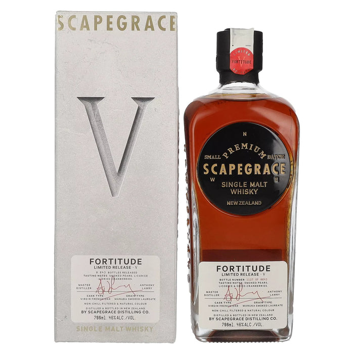 Scapegrace Fortitude Limited Release V Single Malt Whisky | 700ML