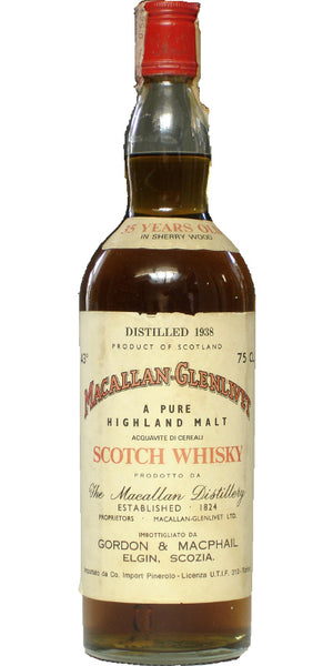 Macallan Pure Highland Malt (Gordon and MacPhail) 1938 35 Year Old Whisky at CaskCartel.com