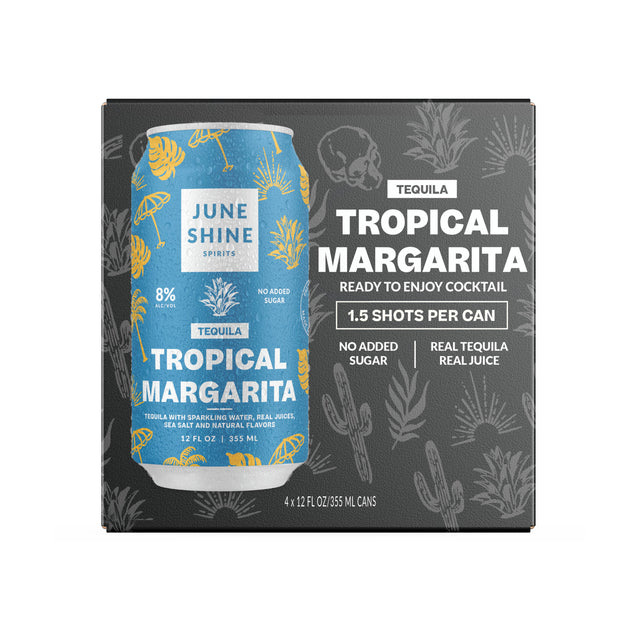 June Shine Tropical Margarita Cocktail | 4x355ML at CaskCartel.com