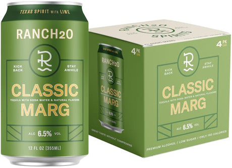 RancH2O Spirits Classic Margarita Cocktail | 4x355ML at CaskCartel.com