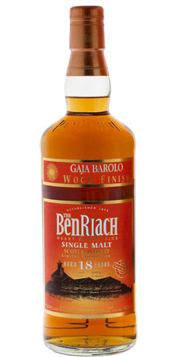 BenRiach 18 Year Old Gaja Barolo Wood Finish Single Malt Scotch Whisky | 700ML