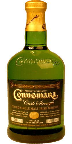 Connemara Cask Strength Peated Single Malt Irish Whiskey | 700ML at CaskCartel.com