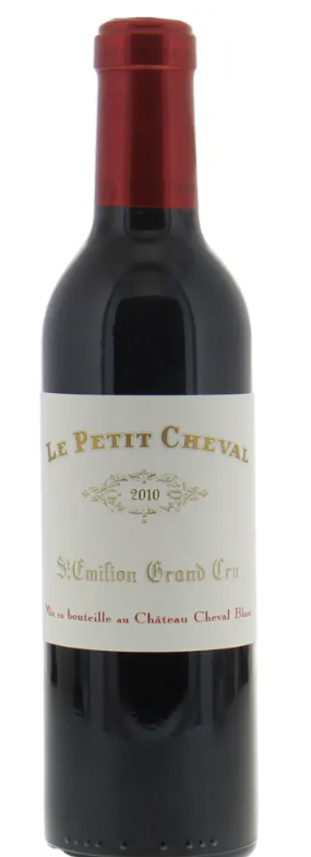 2010 | Château Cheval Blanc | Le Petit Cheval (Half Bottle) at CaskCartel.com