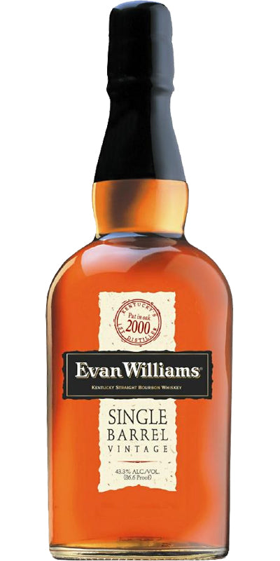 Evan Williams Single Barrel Vintage 2000 Straight Bourbon Whiskey