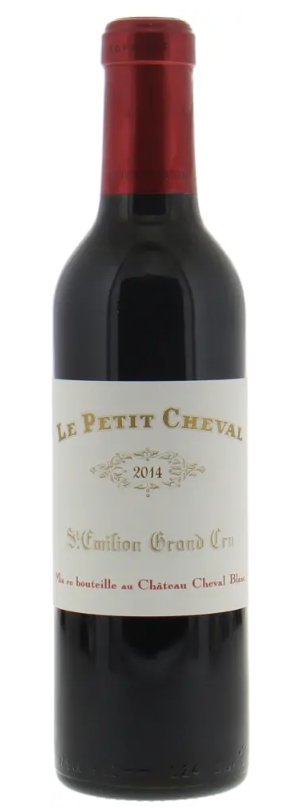  2014 | Château Cheval Blanc | Le Petit Cheval (Half Bottle) at CaskCartel.com