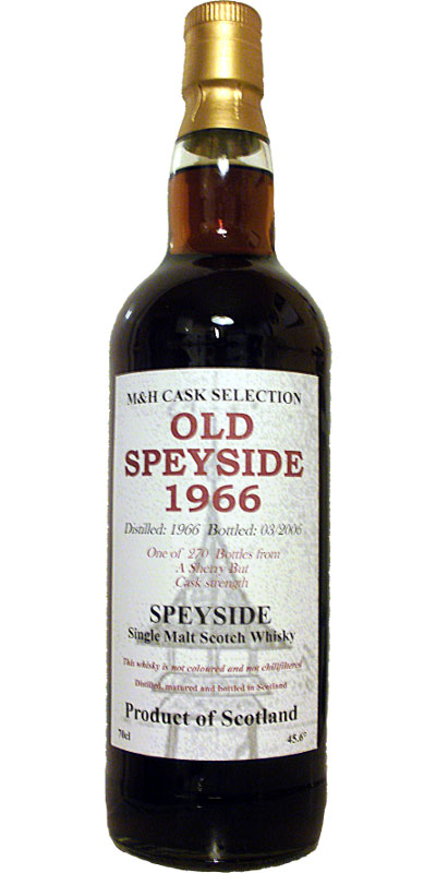 Old speyside 1966 2006 TS 40 Year
