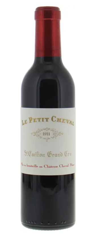 2011 | Château Cheval Blanc | Le Petit Cheval (Half Bottle) at CaskCartel.com