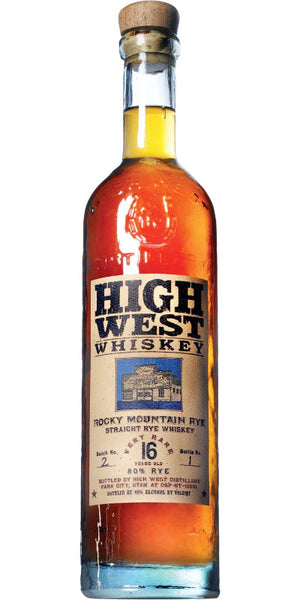 High West Rocky Mountain Rye Very Rare 16 Year Old Batch # 2 Straight Rye Whiskey - CaskCartel.com