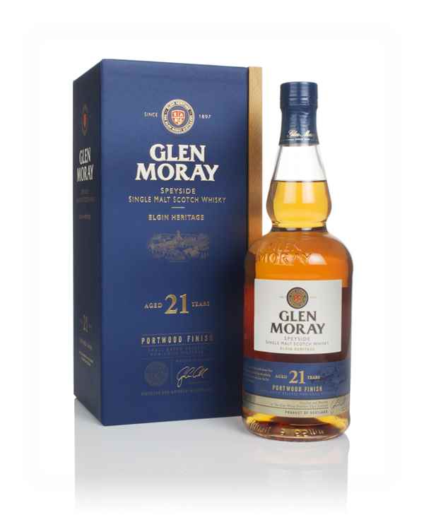 Glen Moray 21 Year Old Portwood Finish - Elgin Heritage | 700ML at CaskCartel.com