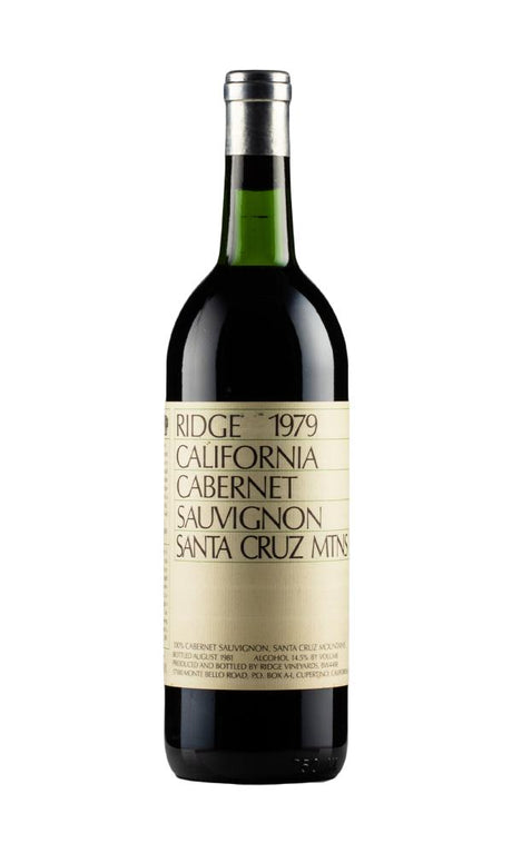 1979 | Ridge Vineyards | Santa Cruz Mountains Cabernet Sauvignon at CaskCartel.com