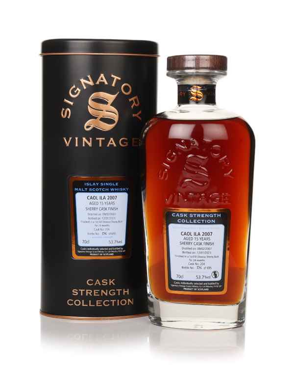  Caol Ila 15 Year Old 2007 (cask 204) - Cask Strength Collection (Signatory) | 700ML at CaskCartel.com