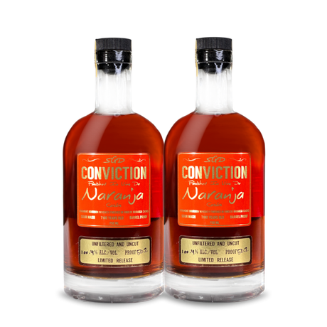 Conviction Naranja Straight Bourbon Whiskey | Limited Release (2) Bottle Bundle at CaskCartel.com