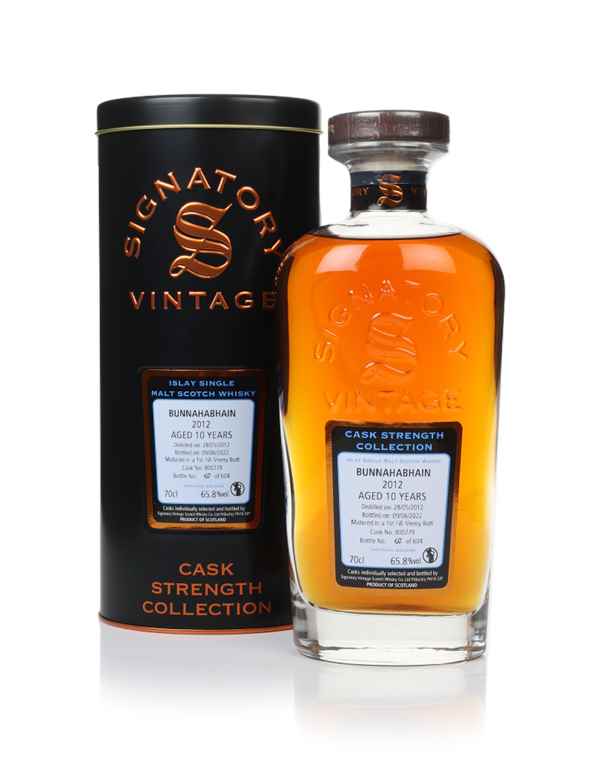 Bunnahabhain 10 Year Old 2012 (cask 900779) - Cask Strength Collection (Signatory) | 700ML at CaskCartel.com