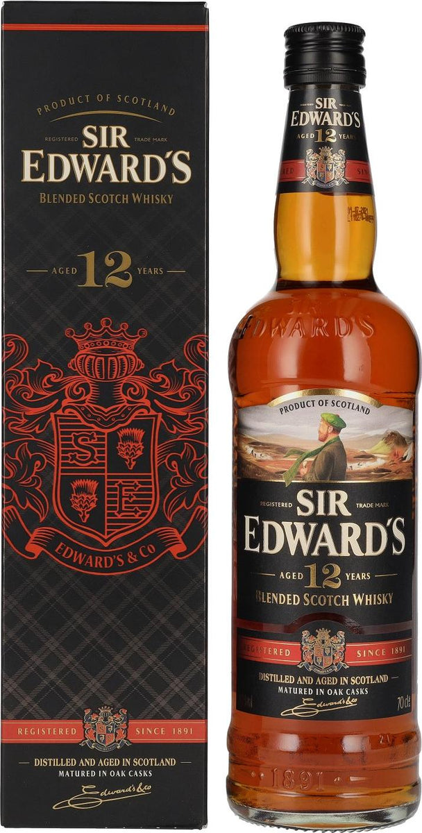 Sir Edward’s 12 Year Old Premium Scotch Whisky | 700ML at CaskCartel.com