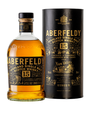 Aberfeldy 15-Year-Old Limited Edition Finished in Napa Valley Cabernet Sauvignon Casks Single Malt Scotch Whisky at CaskCartel.com