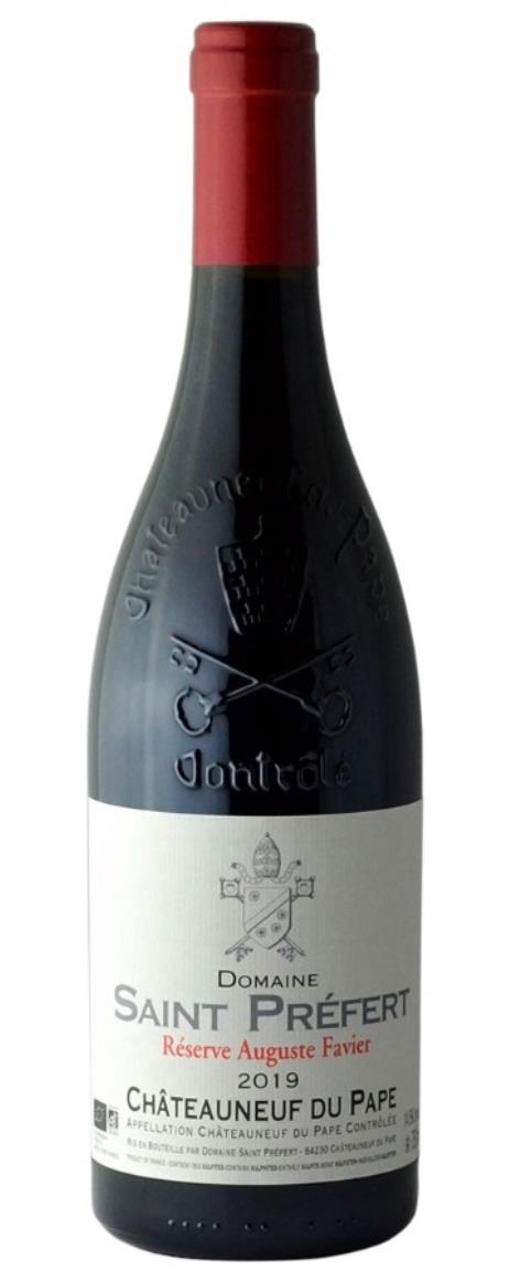 2019 | Domaine Saint Prefert | Châteauneuf-du-Pape Reserve Auguste Favier at CaskCartel.com