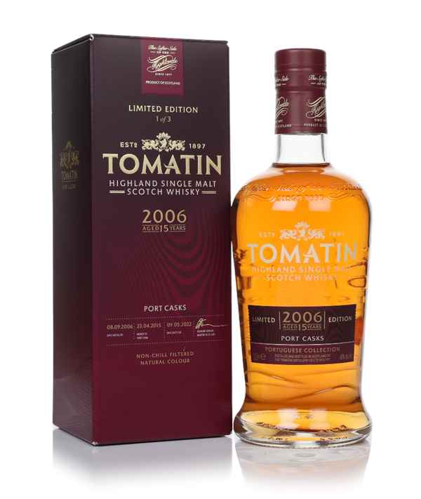 Tomatin 15 Year Old 2006 Port Cask - The Portuguese Collection | 700ML at CaskCartel.com