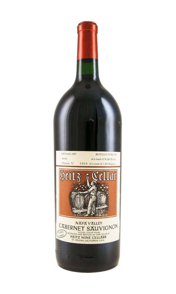 1987 | Heitz Wine Cellar | Martha's Vineyard Cabernet Sauvignon (Magnum) at CaskCartel.com