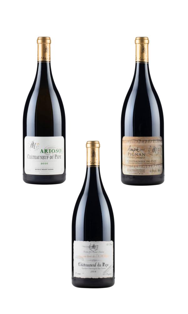 2019 | Saouma | Chateauneuf du Pape Bijoux Collection 3 x (Magnum) at CaskCartel.com