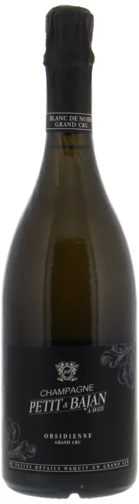 Champagne Petit & Bajan | Obsidienne Brut Blanc de Noirs Grand Cru - NV at CaskCartel.com