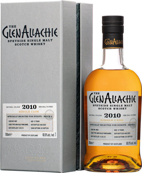 Glenallachie 2010, 12 Year Old, Napa Valley Wine Barrel#4601 Scotch Whisky | 700ML at CaskCartel.com