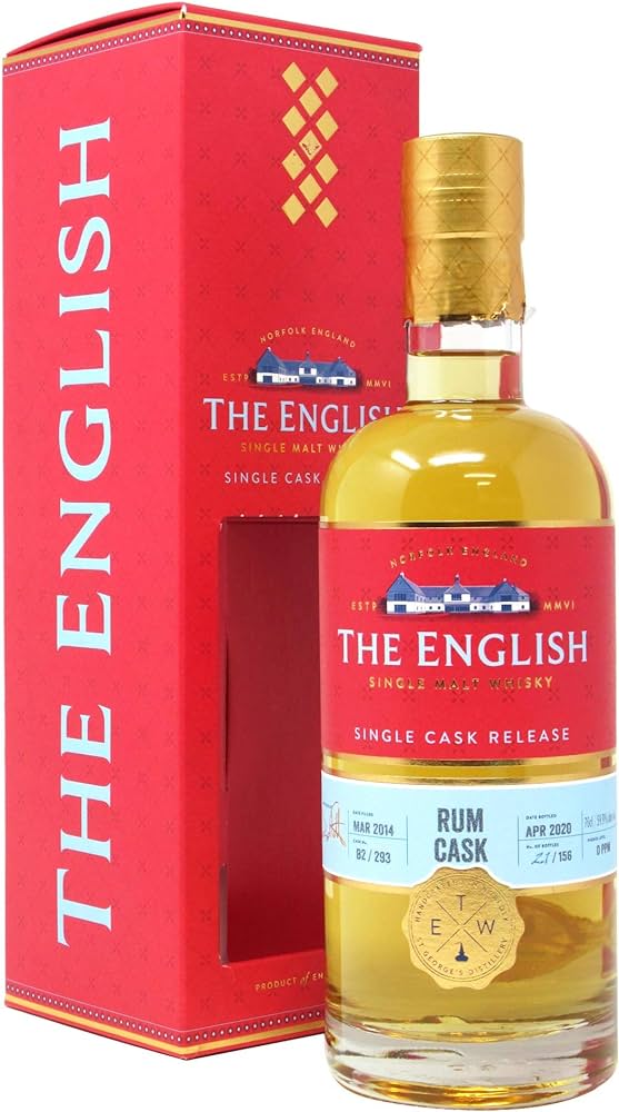 The English Single Cask #B2 / 293 2014 6 Year Old Whisky | 700ML