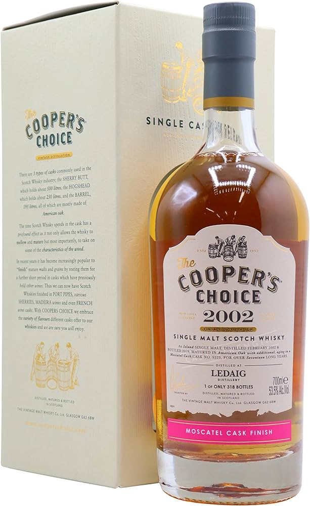 Ledaig Cooper's Choice Single Cask #9323 2002 17 Year Old Whisky | 700ML