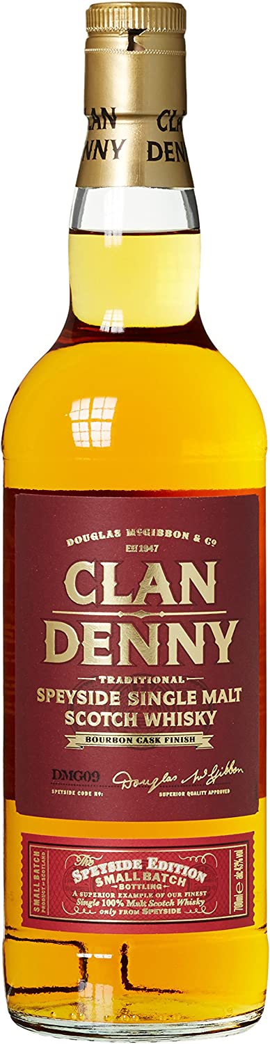 Clan Denny Traditional Speyside Edition Bourbon Cask Finish Scotch Whisky | 700ML at CaskCartel.com