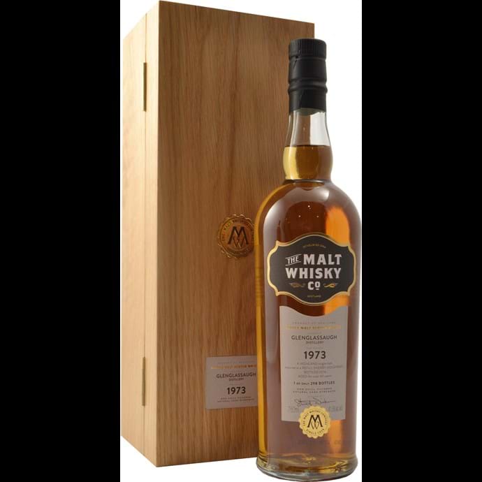 Malt Company Glenglassaugh 40 year Old from Refill Sherry Hoggie 1973 Scotch Whiskey