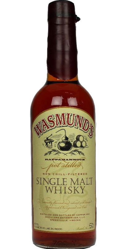 Wasmund’s Rappahannock’s Single Malt Whisky at CaskCartel.com