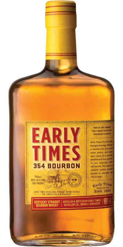 Early Times 354 Kentucky Straight Bourbon Whiskey