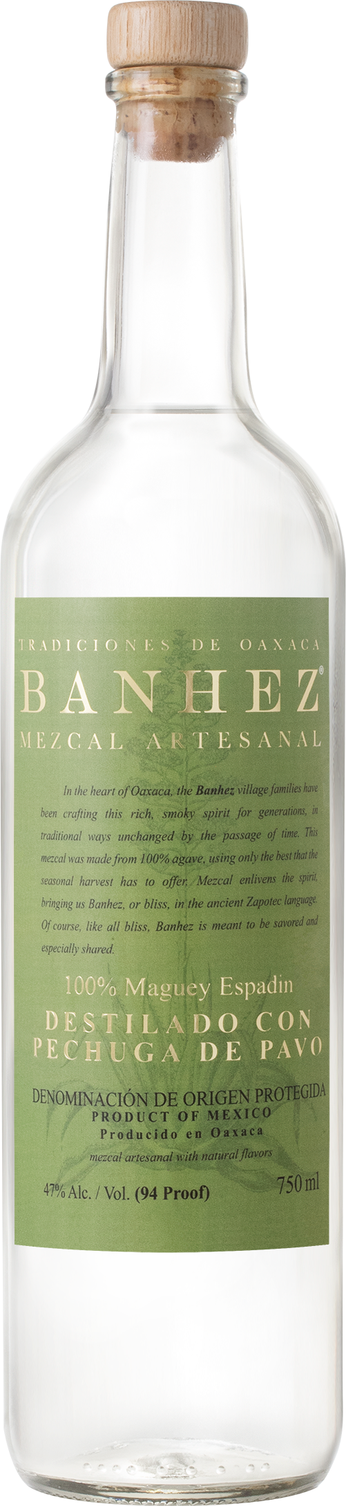 Banhez Destilado con Pechuga de Pavo Mezcal