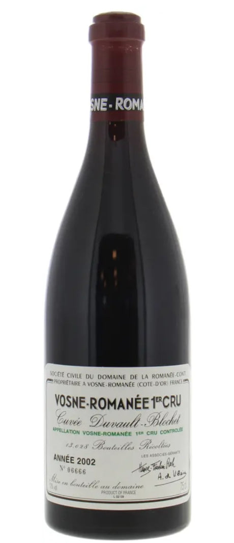 2002 | Domaine de la Romanee Conti | Vosne Romanee 1er cru Duvault-Blochet at CaskCartel.com