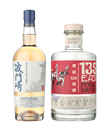 Hatozaki Finest Whisky & 135 East Hyogo Dry Gin at CaskCartel.com