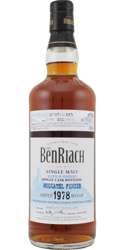 Benriach Single Cask #1047 1978 35 Year Old Whisky | 700ML at CaskCartel.com
