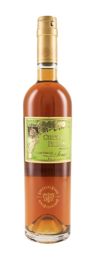 González Byass | Cuatro Palmas Amontillado (Half Litre) -NV at CaskCartel.com