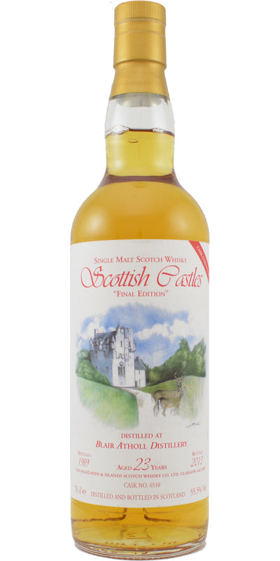 Blair Athol 23 Year Old (D.1989, B.2013) Scottish Castle Final Edition Scotch Whisky | 700ML at CaskCartel.com