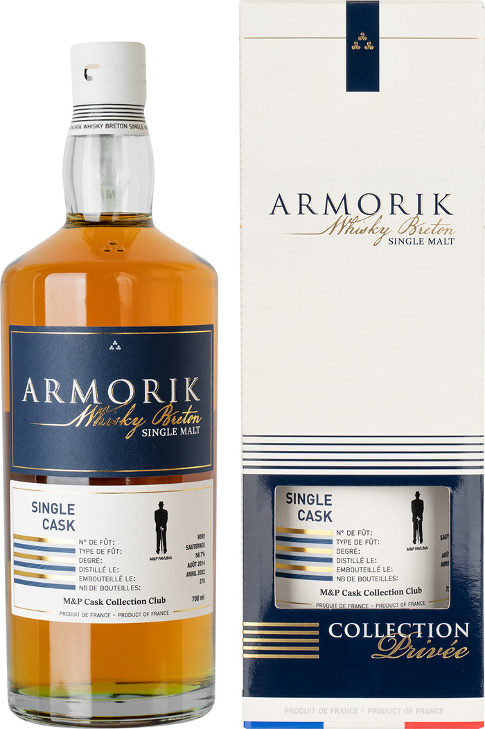 Armorik 2014 Sauternes Cask (Bottled 2022), M&P Collection Club Single Malt Whisky | 700ML