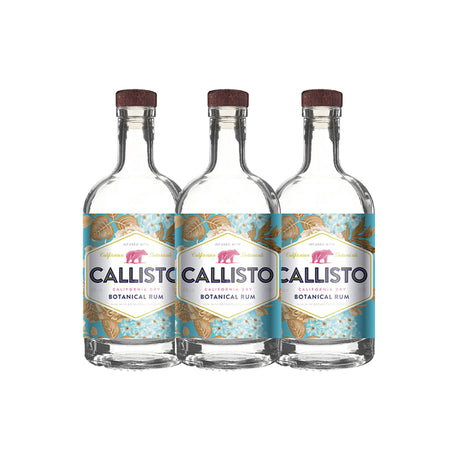 Callisto Californian Dry Botanical Rum (3) Bottle Bundle at CaskCartel.com